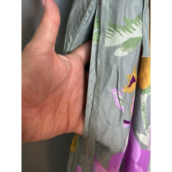 Anthropologie Plus printed wide-leg jumpsuit green Women's Plus 1X - Picture 9 of 13